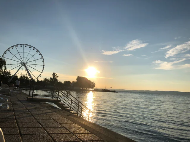 Balaton Plattensee mit Ferienhaus am Ufer