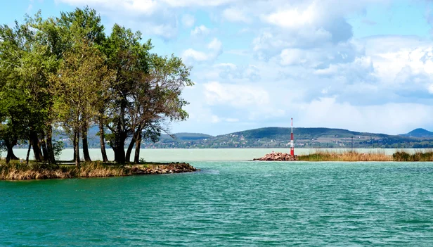 Balaton Plattensee mit Ferienhaus am Ufer
