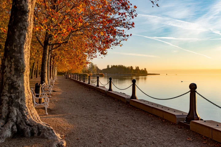 Balaton Plattensee mit Ferienhaus am Ufer