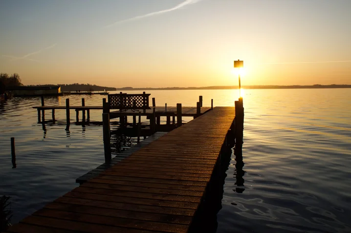 Balaton Plattensee mit Ferienhaus am Ufer