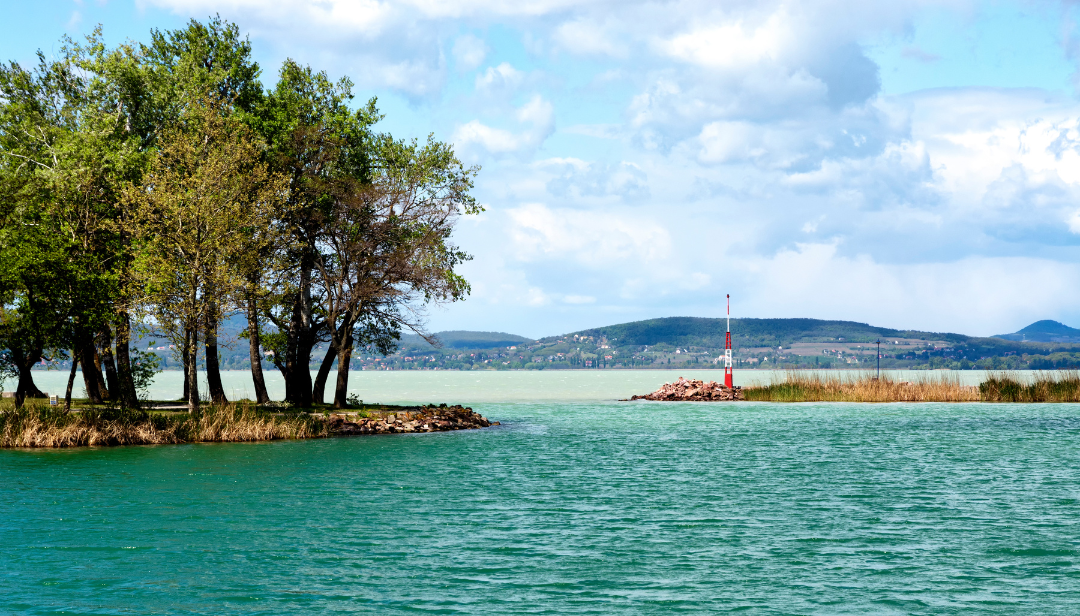 Balaton Plattensee mit Ferienhaus am Ufer