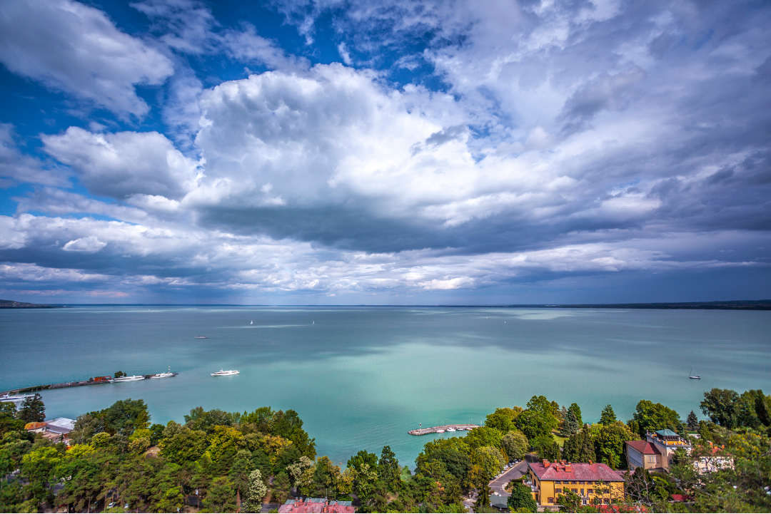Balaton Plattensee mit Ferienhaus am Ufer