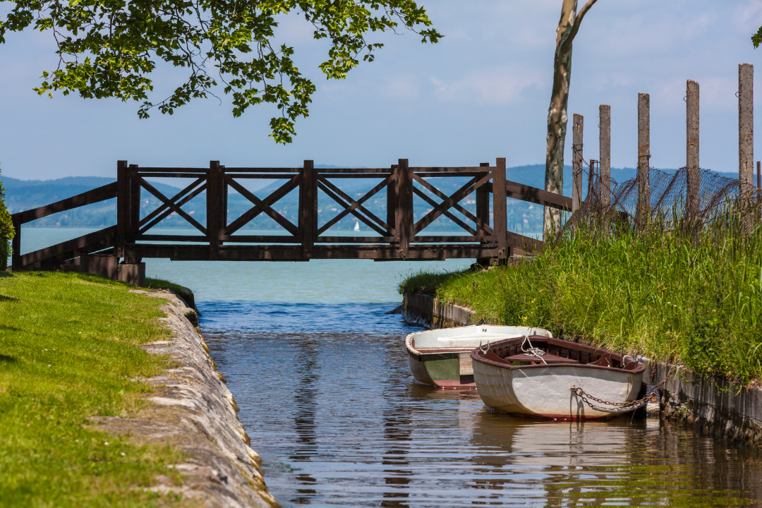Balaton Plattensee mit Ferienhaus am Ufer